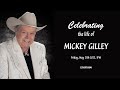 Celebrating the Life of Mickey Gilley