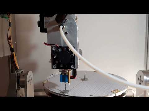 Testing TCPC on my multi-axis 3D printer.