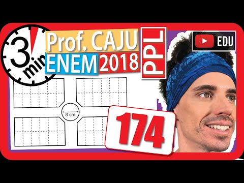 🏃ENEM 2018 PPL 👉 RAPIDINHA Questão 174 - Escala