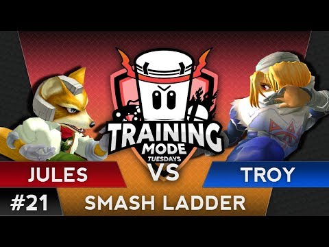 TMT 21 - Jules (Fox) VS Troy (Sheik) - SSBM Smash Ladder - Smash Melee