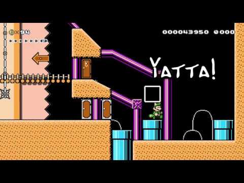 Desert a Desert Dessert, a Super Mario Maker 2 course
