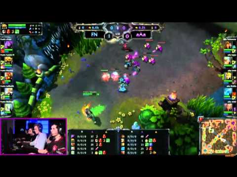 Dreamhack - League of Legends - Finale - aAa vs. fnatic -Game 1 - Part 1