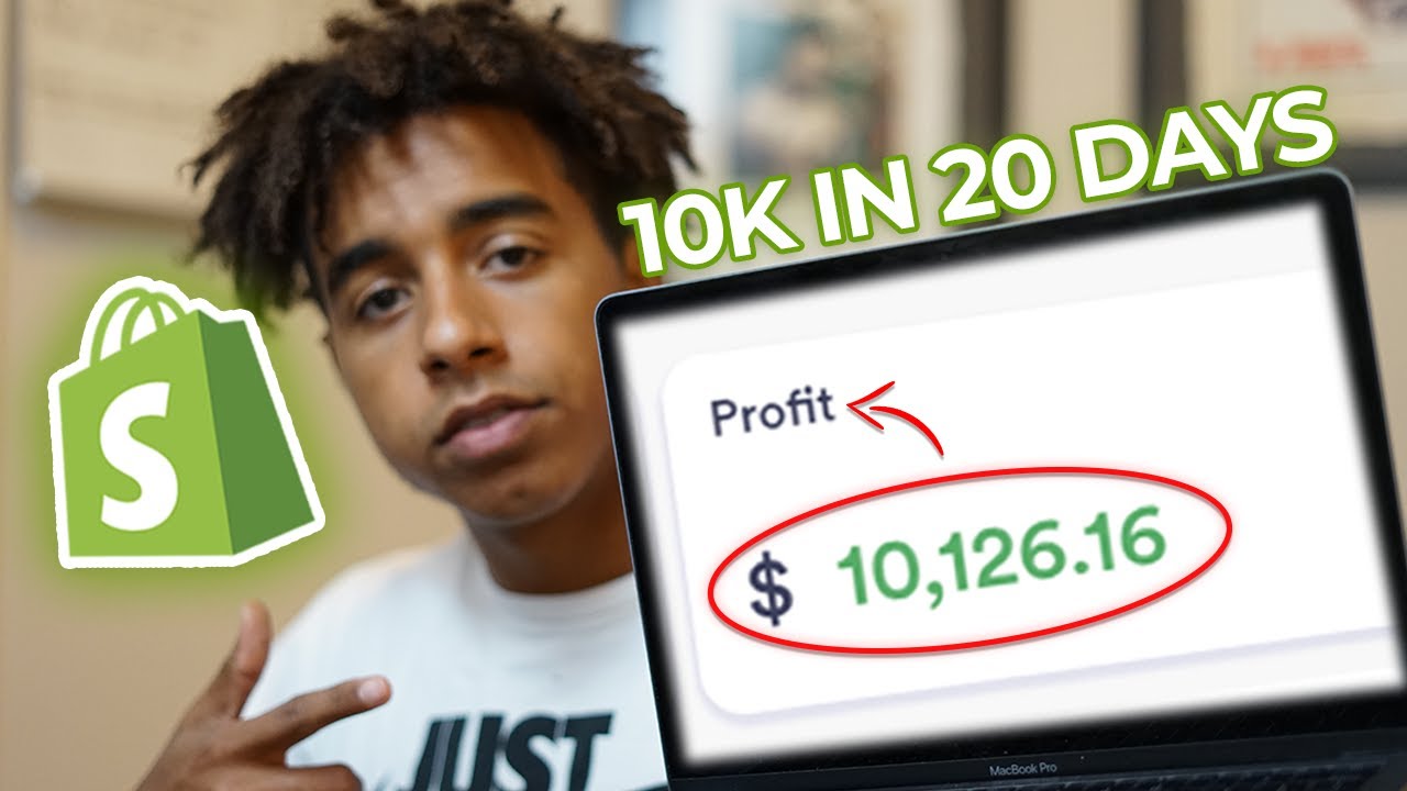 $0 To $10,000 Profit In 20 Days With Shopify Dropshipping!