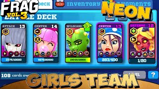 FRAG Pro Shooter Vol.3 - Gameplay Walkthrough part 24 - Neon Girls Team(iOS,Android)