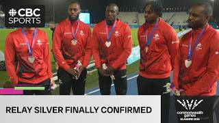 Canada's relay team talks about the stress of waiting for their silver medal win to be official