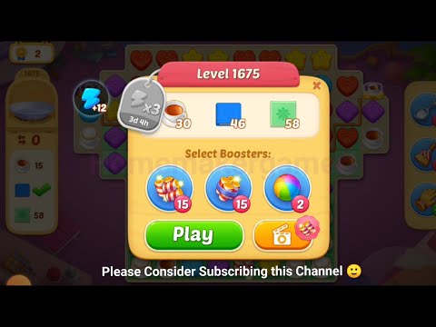 Matchington Mansion Level 1675, Level 1676 & Level 1678 - iOS/ Android