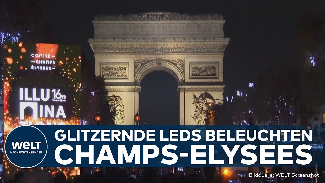 PARIS: Millionen LEDs entzünden die Champs-Élysées und eröffnen die festliche Weihnachtssaison!