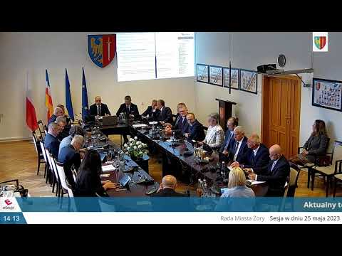 LV Sesja Rady Miasta Żory -  25 maja 2023 r.