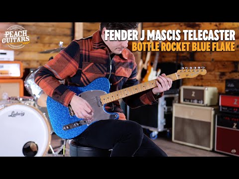 Fender J Mascis Telecaster - Maple - Bottle Rocket Blue Flake image 12