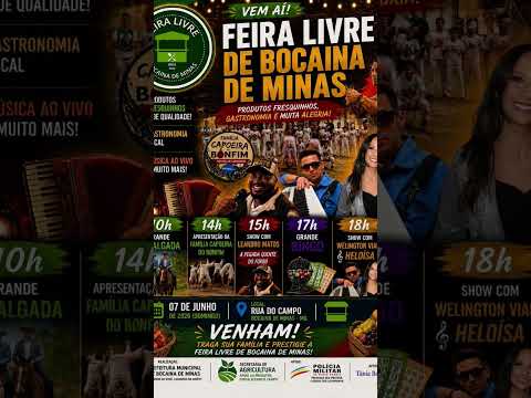 Feira Livre Bocaina de Minas #tradição #feira #festa