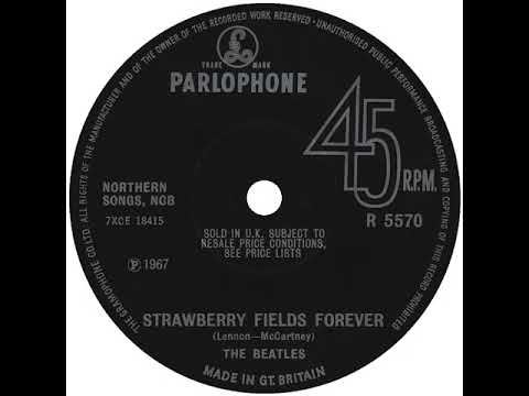 UK New Entry 1967 (56b) The Beatles - Strawberry Fields Forever