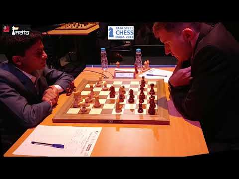 Nihal Sarin - Sergey Karjakin | Tata Steel Chess India 2018 | Round 1