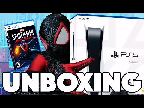 ¡ABRIENDO EL PLAYSTATION 5 Y EL NUEVO JUEGO DE SPIDERMAN! / NAVY