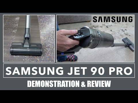 Samsung Jet 90 Pro Vacuum Cleaner Plus Clean Station Demonstration & Review