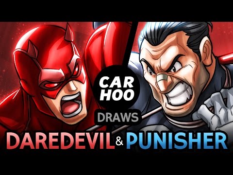 CARHOO Draws?Daredevil & Punisher?800k Subs Special