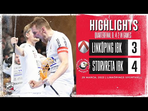 Highlights Quarterfinal 6 Linköping IBK vs Storvreta IBK 3-4