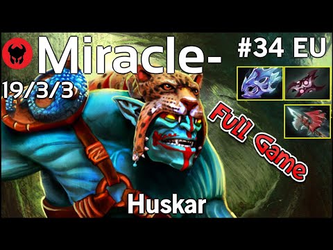 Miracle- [Liquid] plays Huskar!!! Dota 2 Full Game 7.20