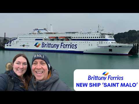 TOUR OF 'SAINT MALO' - BRITTANY FERRIES NEWEST SHIP - PORTSMOUTH TO ST. MALO - LUXURY AT SEA