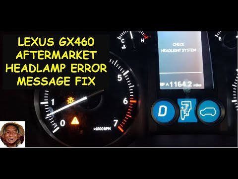 2014 - 2019 GX460 Headlamp Conversion PART 2 w/ Error Message Fix