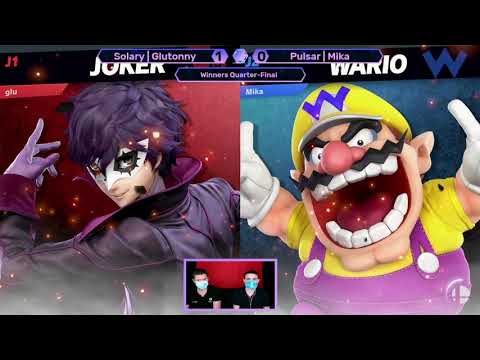 Coupe DitootiD #2 SSBU TOP 32 Winners Quarter Final - Solary|Glutonny (Joker) VS Pulsar|Mika (Wario)