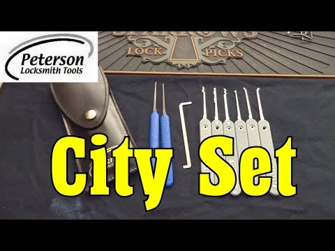 (762) Review: Peterson City Lock Pick Set