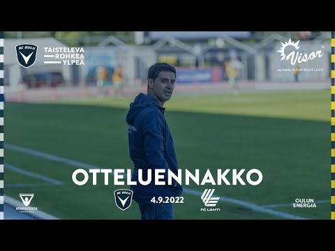 ACOTV: Visor otteluennakko AC Oulu - FC Lahti 4.9.2022 (Veikkausliiga)