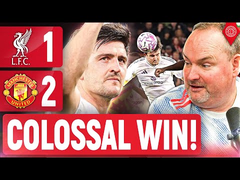 HARRY MAGUIRE WINS IT!! | Andy Tate REACTS! | Liverpool 1-2 Manchester United