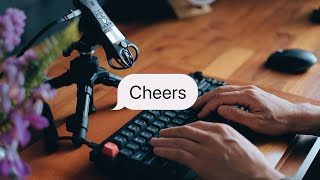 wt browser is it at ?😀 so minimal（00:02:06 - 00:05:12） - Behind the scenes: How I film and create typing chat bubble effect in videos