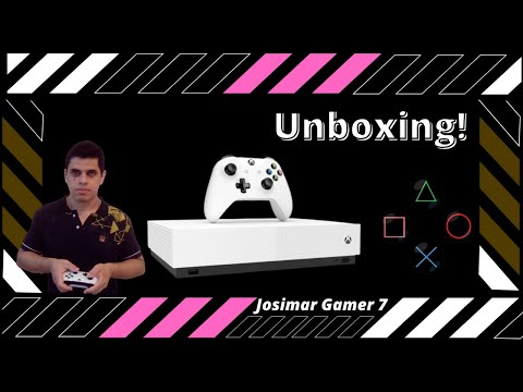 XBOX ONE S ALL DIGITAL - Unboxing do Novo Modelo de Xbox One!
