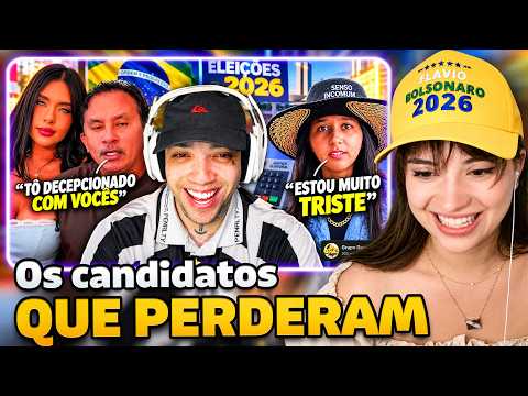 Candidatos IRRITADOS porque perderam as eleições 2026 | React Grupo Ressaca | REACT!!!