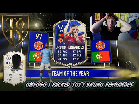 OMGGG I PACKED TOTY BRUNO FERNANDES!!!!! (Greatest TOTY Pack Opening EVER!!!!!)