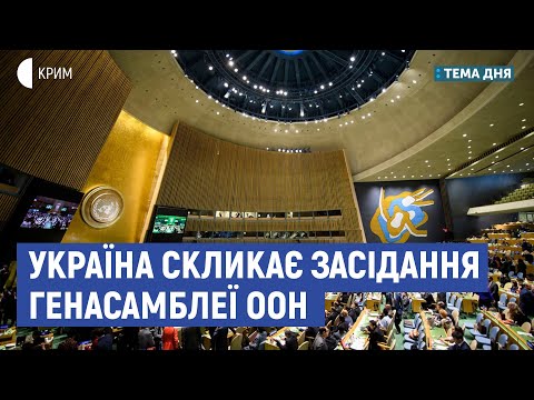 Україна скликає засідання Генасамблеї ООН | Рамазанов, Умеров, Матвійчук | Тема дня