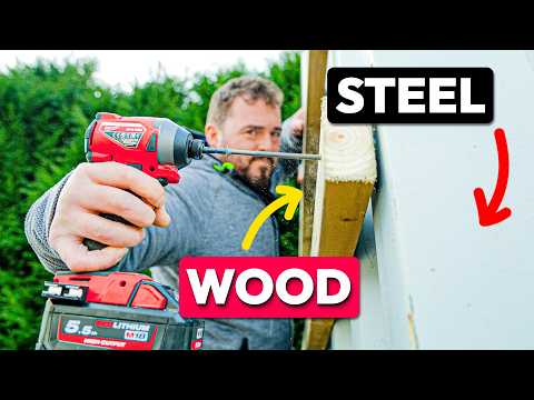 Fixing Timber to Steel using Pro Bolzen Screws by Carpenters Mate