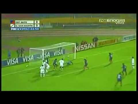 Deportivo Quito 3 - 2 Universidad San Martín Copa Sudamericana 2010