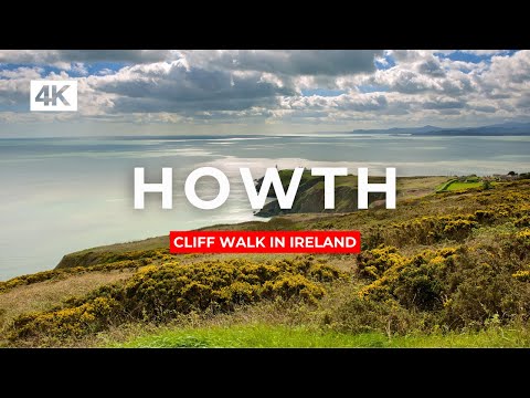 Howth Cliff Walk, MOST BEAUTIFUL VIEW in Dublin, Ireland 🇮🇪