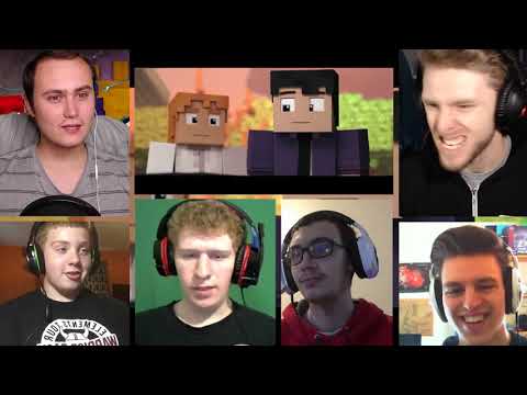 LInk02 - "Drawn to the Bitter" | FNAF Minecraft Animation Music Video [REACTION MASH-UP]#417
