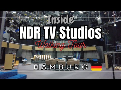 Inside the NDR TV Studios in Hamburg with backstage access, Germany, Walking tour