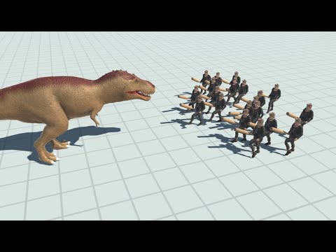TREX vs 20x EVERY UNIT - Animal Revolt Battle Simulator