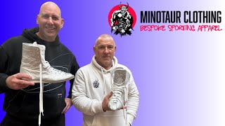OLD SCHOOL LEATHER BOXING BOOTS FROM MINOTAUR CLOTHING