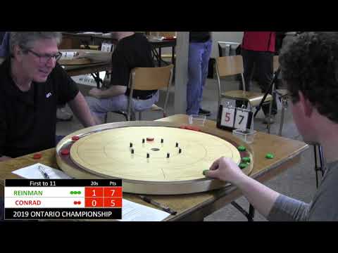 2019 Ontario Crokinole Championship - Reinman v Conrad
