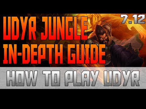IN-DEPTH Tiger Stance Udyr Jungle Guide! | How To Play Udyr | Ranked Gameplay Commentary (7.12)
