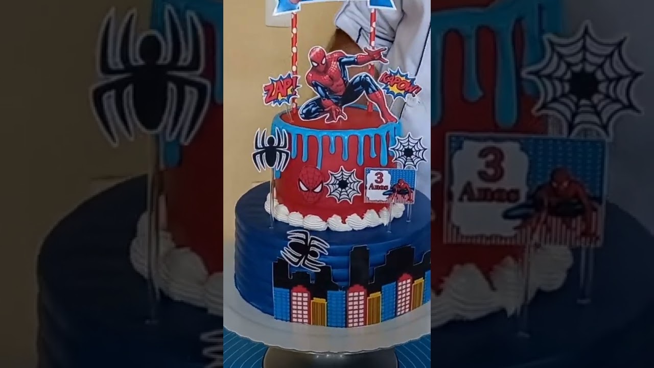 Bolo homem aranha #shorts