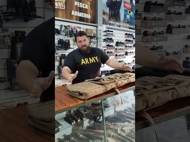 Vídeo relacionado con Airsoft Armas Mochila para Fusil Bolsa Flexible para Fusil Bolsa Táctica para Fusil Bolsa para Pistola Airsoft Funda Escopeta Porta Caza para Almacenar Transportar A,81CM