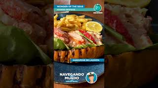 Hooked Seafood – Restaurante de especialidade no Wonder of the Seas em 60 segundos | #SHORTS #wots
