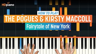 How To Play "Fairytale of New York" by The Pogues & Kirsty MacColl | HDpiano (Part 1) Piano Tutorial