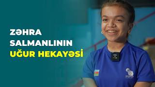 Həmsöhbətimiz Parabadminton üzrə Avropa çempionatının  gümüş medalçısı, 14 yaşlı parabadmintonçumuz Zəhra Salmanlıdır
