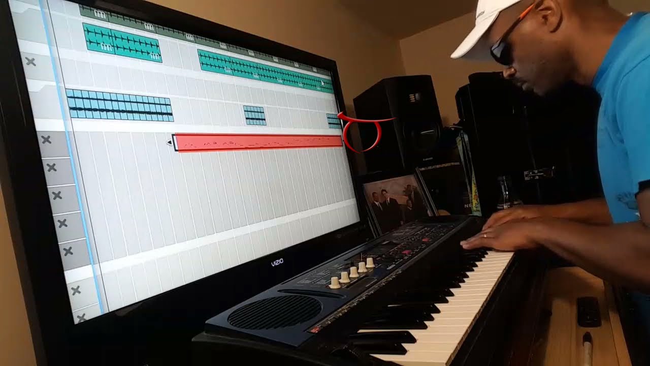 TaurusBeats in the studio