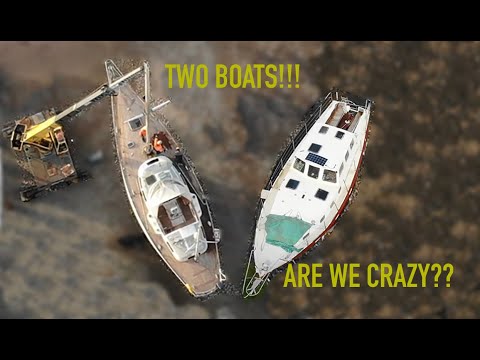 #125 - ARE WE CRAZY??? Working on TWO project boats!!!! Stepping the masts