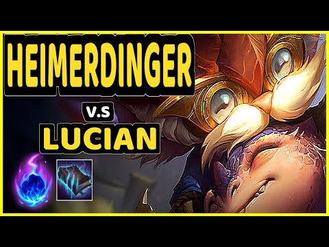 GHOST (HEIMERDINGER) vs LUCIAN - BOTTOM ADC CHALLENGER GAMEPLAY - KR