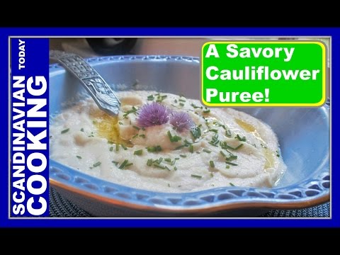6 Ingredients | Homemade Tasty Mashed Cauliflower  Recipe - Mosede blomkål opskrift